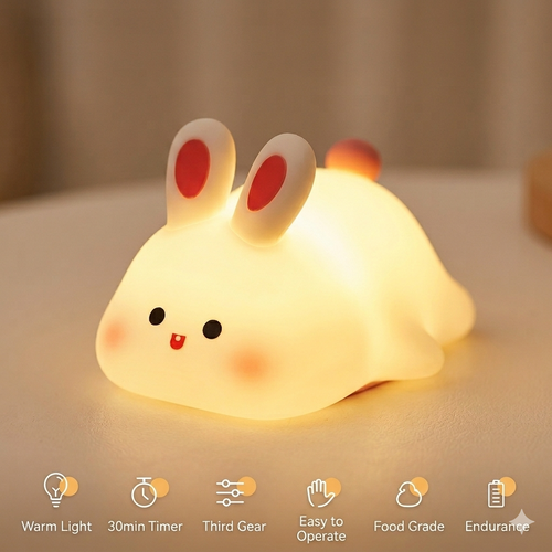 NightNest™ Calming Bunny Night Light
